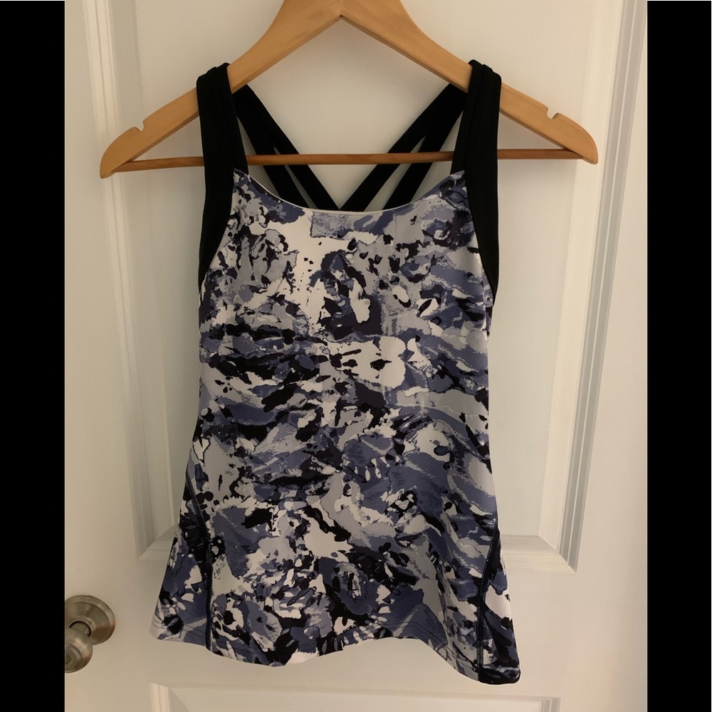 Lucy workout tank w/ scrappy back xs